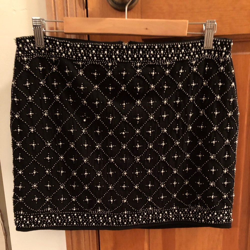 Endless Rose Fully Lined Beaded Skirt